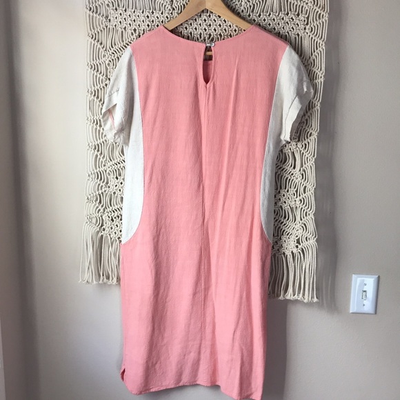 Ella Mara sz S cotton blend two tone dress - Picture 7 of 7
